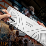 Regla ArcoMaster 90° - Perfección en cada trazo, exactitud en cada corte