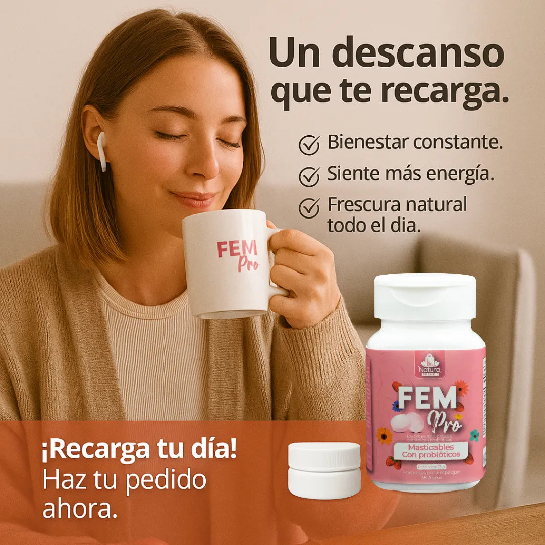 🌸FEMPRO™  Probioticos Femeninos - Equilibra tu cuerpo naturalmente