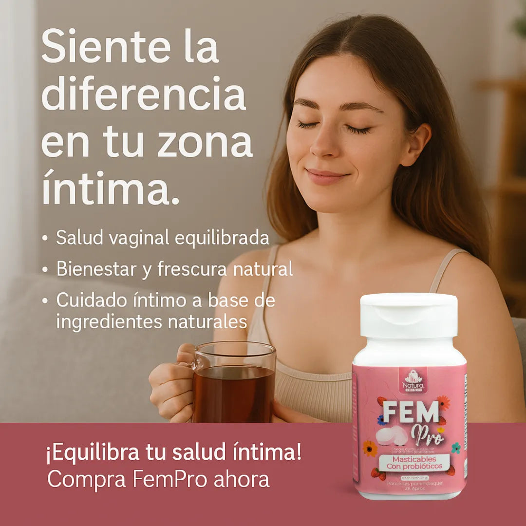 🌸FEMPRO™  Probioticos Femeninos - Equilibra tu cuerpo naturalmente