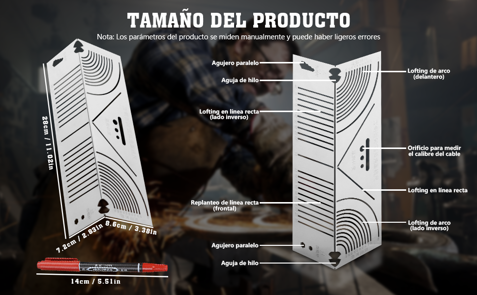 Regla ArcoMaster 90° - Perfección en cada trazo, exactitud en cada corte