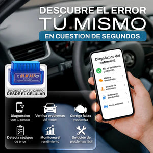 AutoScanPro™ - Detecta y borra códigos de falla (Check Engine)
